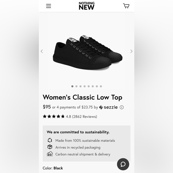 Nothing New Low Top Sneakers - Picture 8 of 15